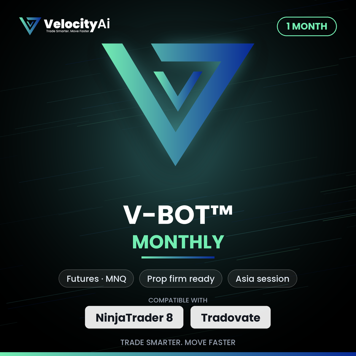 V-BOT™ for NinjaTrader — Monthly License